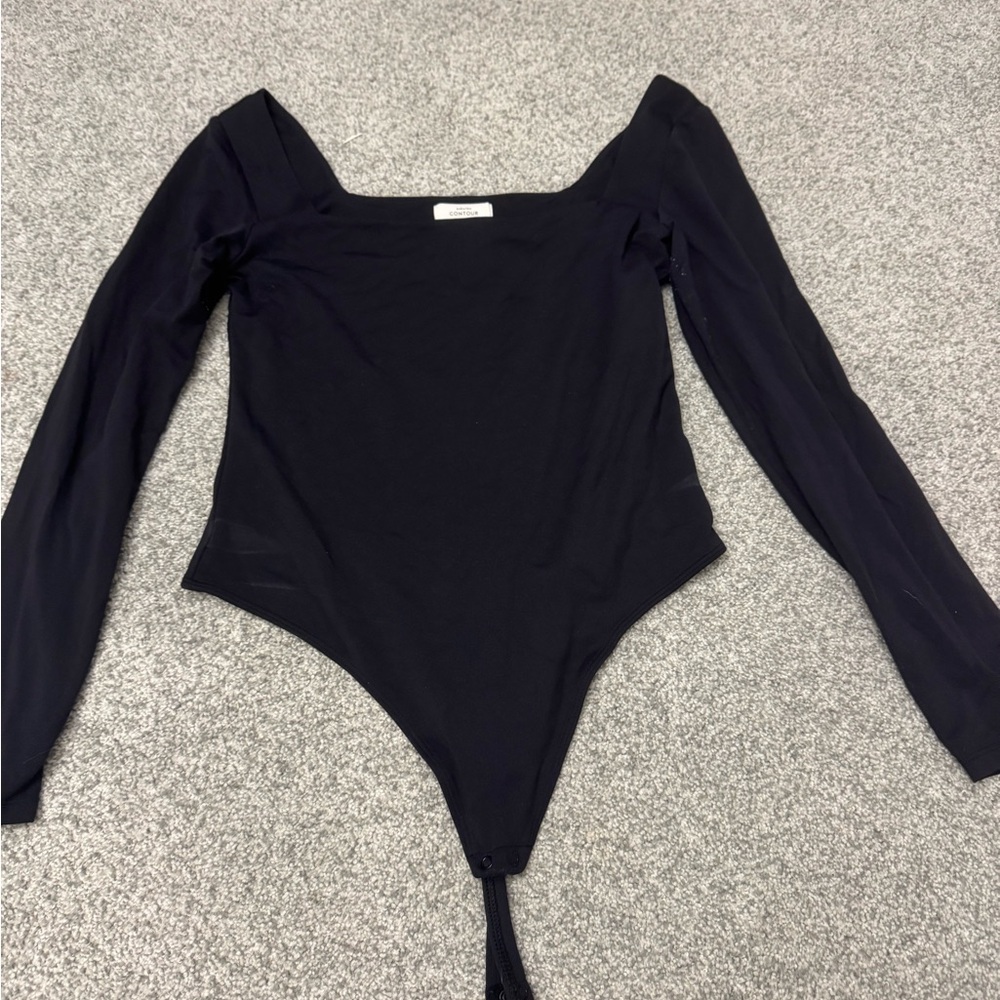 Babaton Contour Black Bodysuit